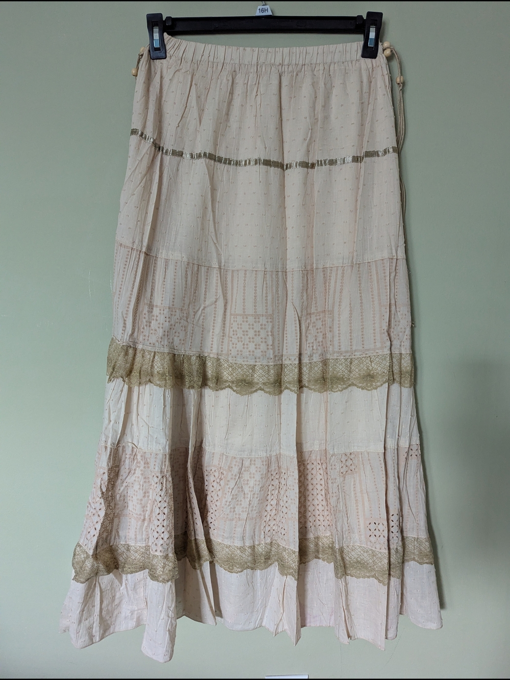 Neeru's Boho Tiered Cotton Skirt